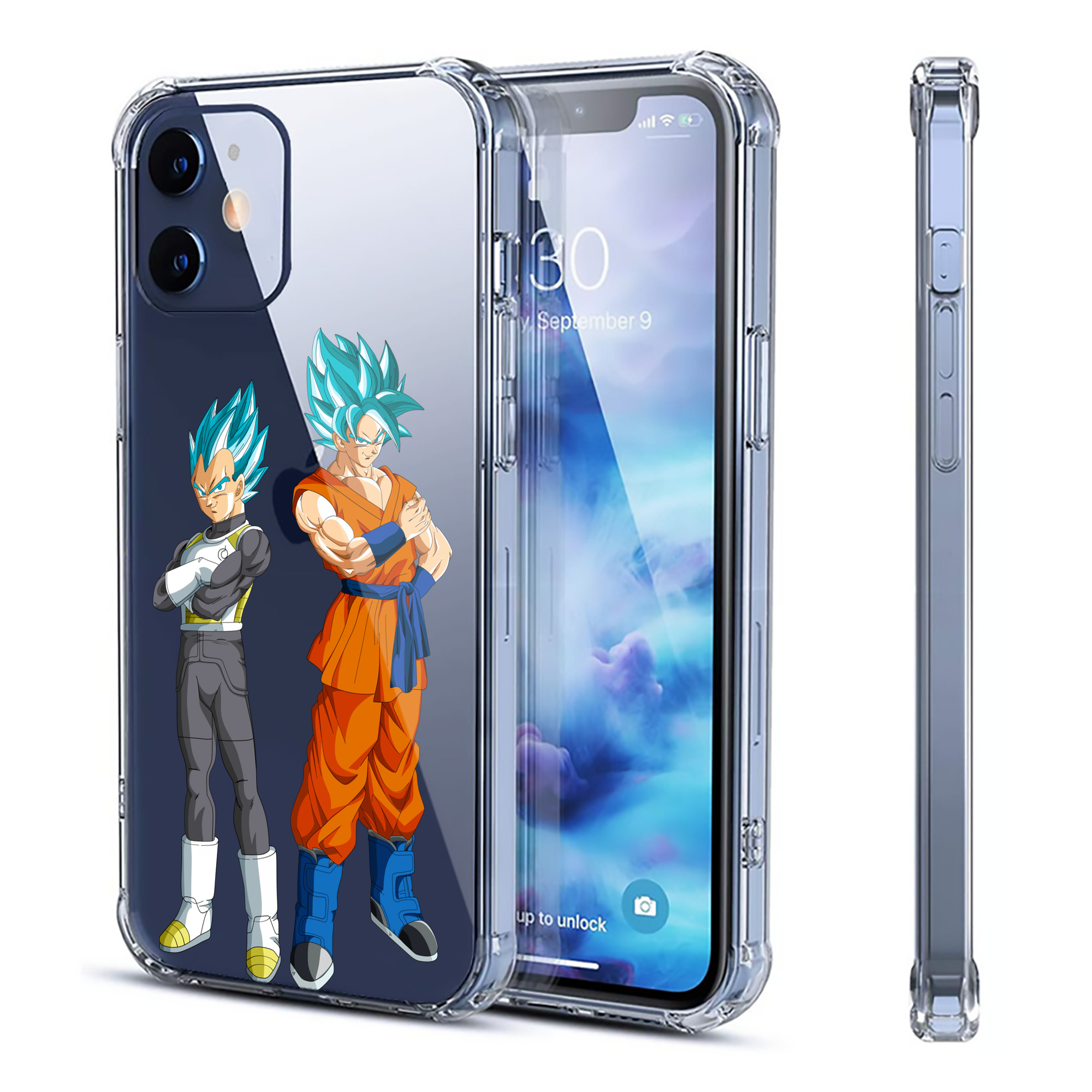 （画像用） ドラゴンボール DRAGON BALL 【iPhone 12シリーズ対応】透明スマホケース（クリアソフトケース）